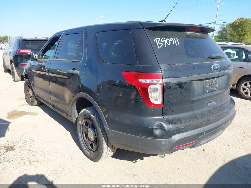 Vin: 1fm5k8ar4egb90911, lot: 46837097, ford utility police interceptor 20143