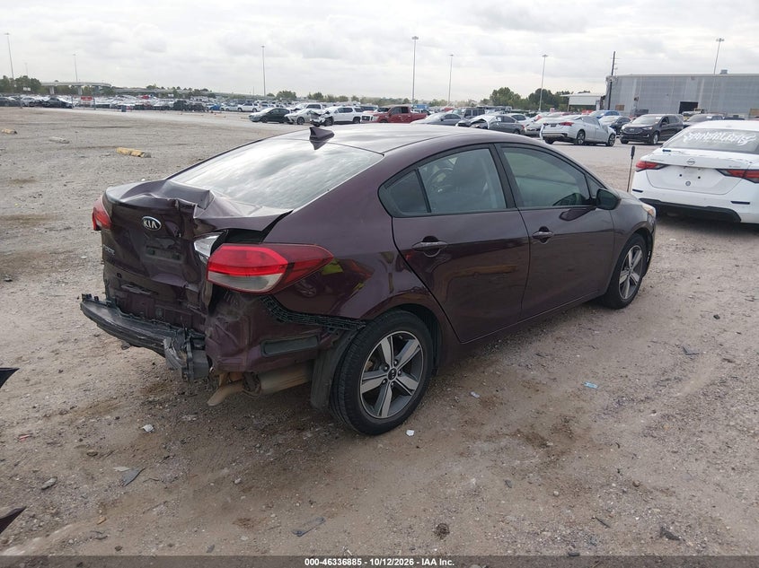 Vin: 3kpfl4a74je173372, lot: 46837143, kia forte lx 20184