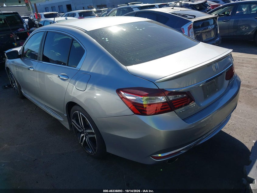 Vin: 1hgcr2f11ha277486, lot: 46837152, honda accord sport se 20173