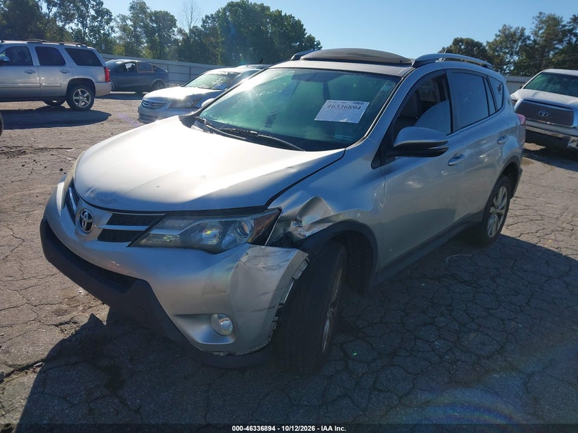 Vin: 2t3yfrev0dw014072, lot: 46837153, toyota rav4 limited 20132