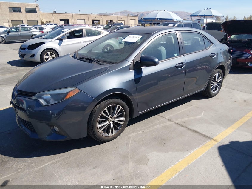 2016 Toyota Corolla Le Plus, Удар ззаду, IAAI, VIN 5YFBURHE7GP434501 — фото 2