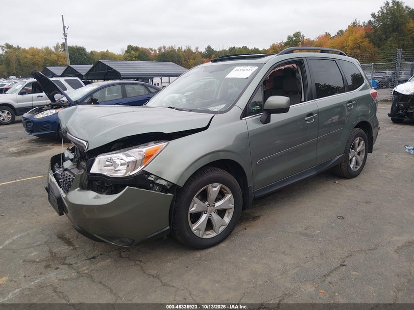 Vin: jf2sjakc6fh833963, lot: 46837182, subaru forester 2.5i limited 20152