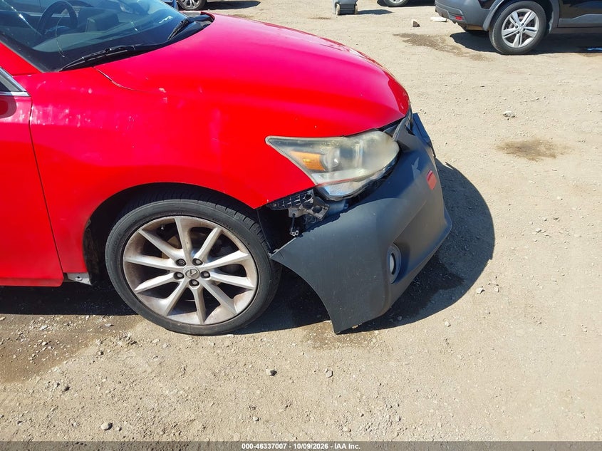 LEXUS CT 200H 2013 VIN JTHKD5BH4D2136413
