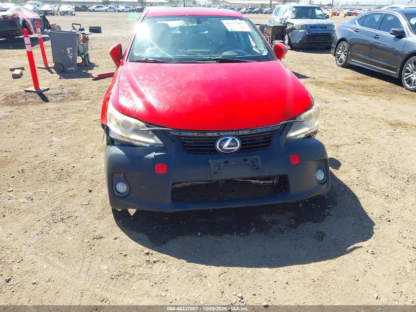 LEXUS CT 200H 2013 VIN JTHKD5BH4D2136413