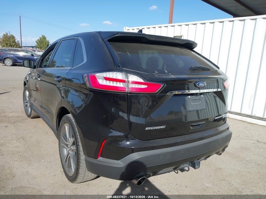Vin: 2fmpk3k91kbc06883, lot: 46837279, ford edge titanium 20193