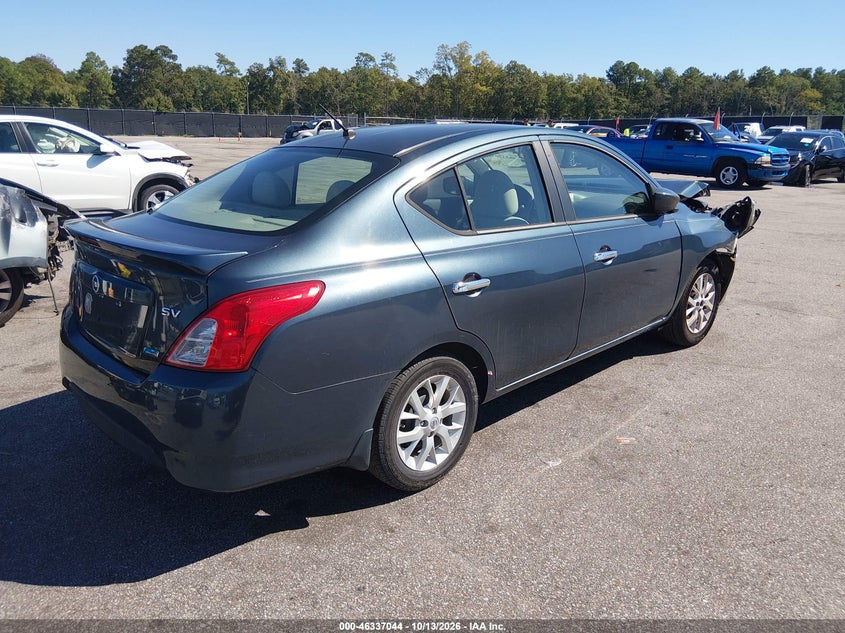 Vin: 3n1cn7ap1fl945363, lot: 46837303, nissan versa 1.6 sv 20154