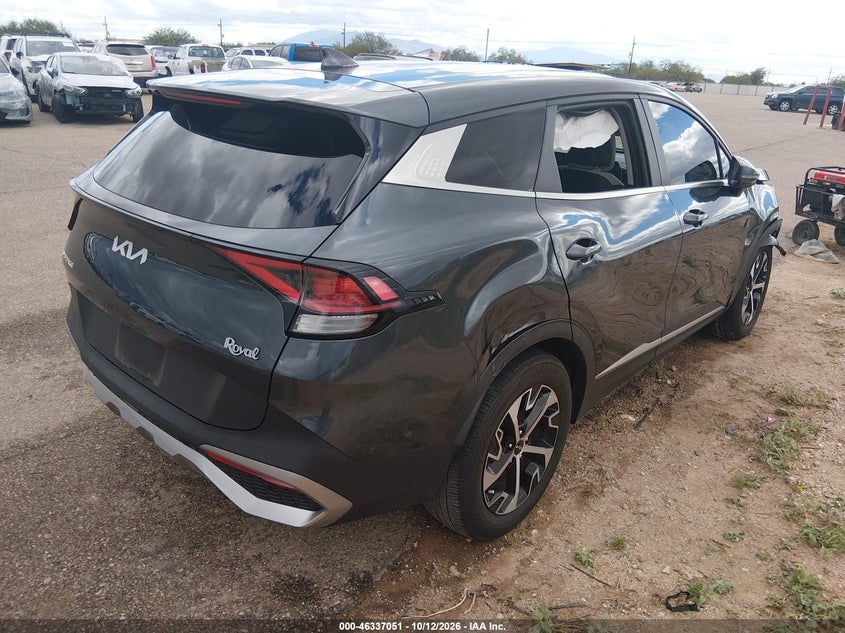 Vin: 5xyk33af1pg024204, lot: 46837310, kia sportage ex 20234
