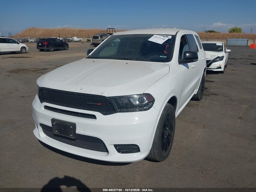 Vin: 1c4rdjdg1kc799068, lot: 46837409, dodge durango gt plus awd 20192
