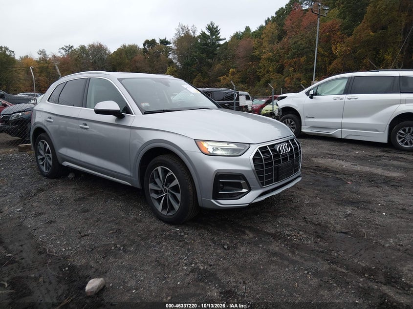 Vin: wa1baafy9m2018171, lot: 46837479, audi q5 premium plus 45 tfsi quattro s tronic 20211