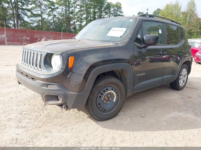 Vin: zaccjabbxhpg60907, lot: 46837480, jeep renegade latitude fwd 20172