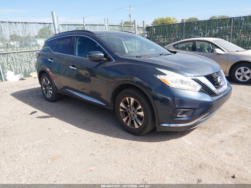 Vin: 5n1az2mhxhn157616, lot: 46837482, nissan murano sv 2017 img_1
