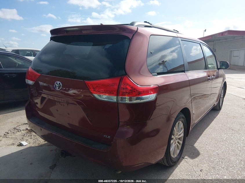 Vin: 5tdyk3dc2cs196866, lot: 46837484, toyota sienna xle v6 8 passenger 20124