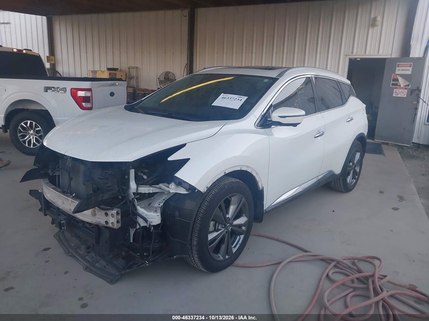 Vin: 5n1az2mj2kn110025, lot: 46837493, nissan murano platinum 20192
