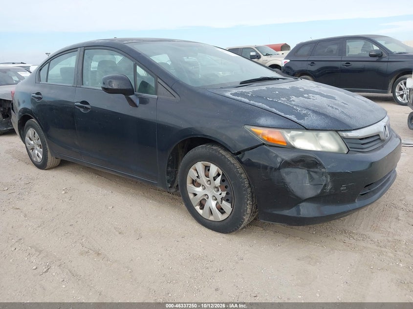 Vin: 2hgfb2f50ch590091, lot: 46837509, honda civic lx 2012 img_1