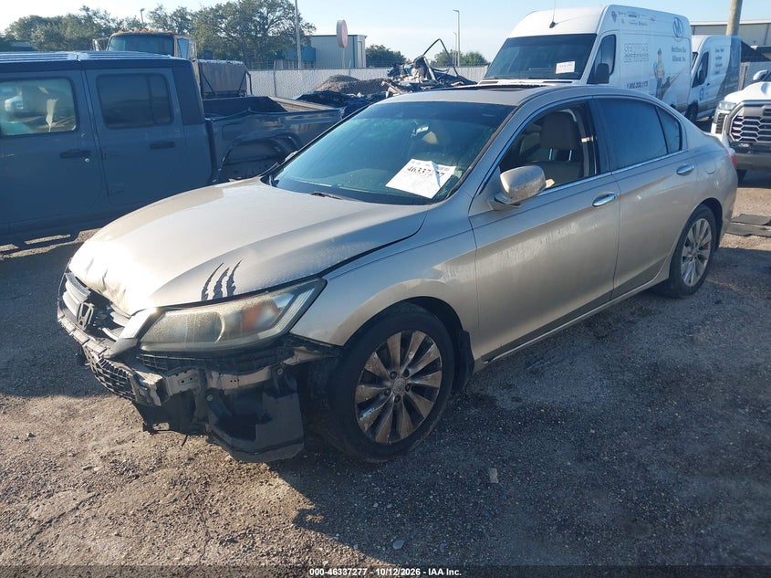 Vin: 1hgcr2f89da123891, lot: 46837536, honda accord ex-l 20132