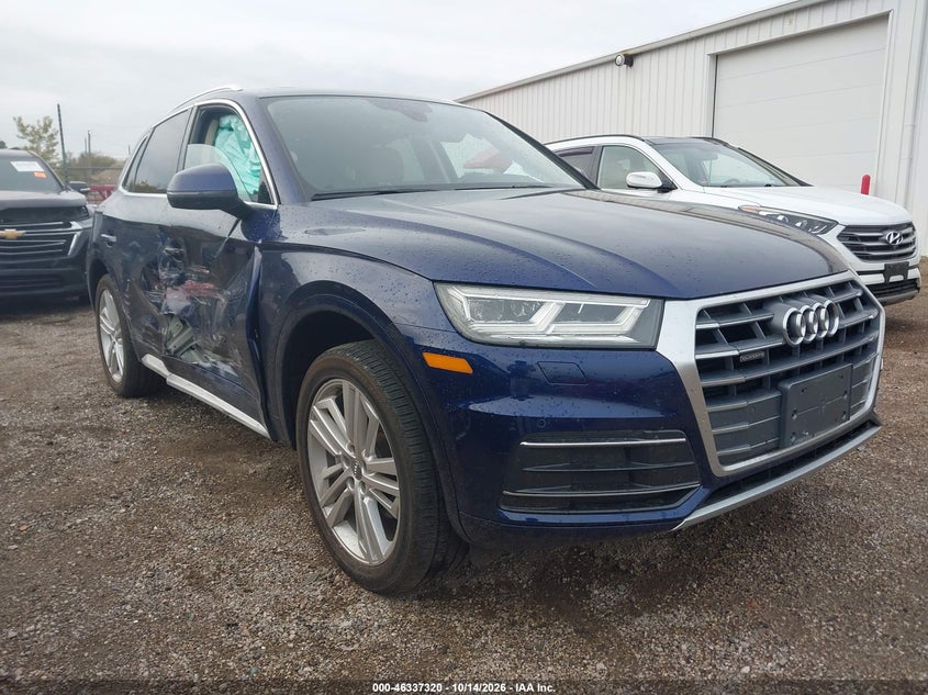 Vin: wa1bnafyxj2001928, lot: 46837579, audi q5 2.0t premium/2.0t tech premium 20181