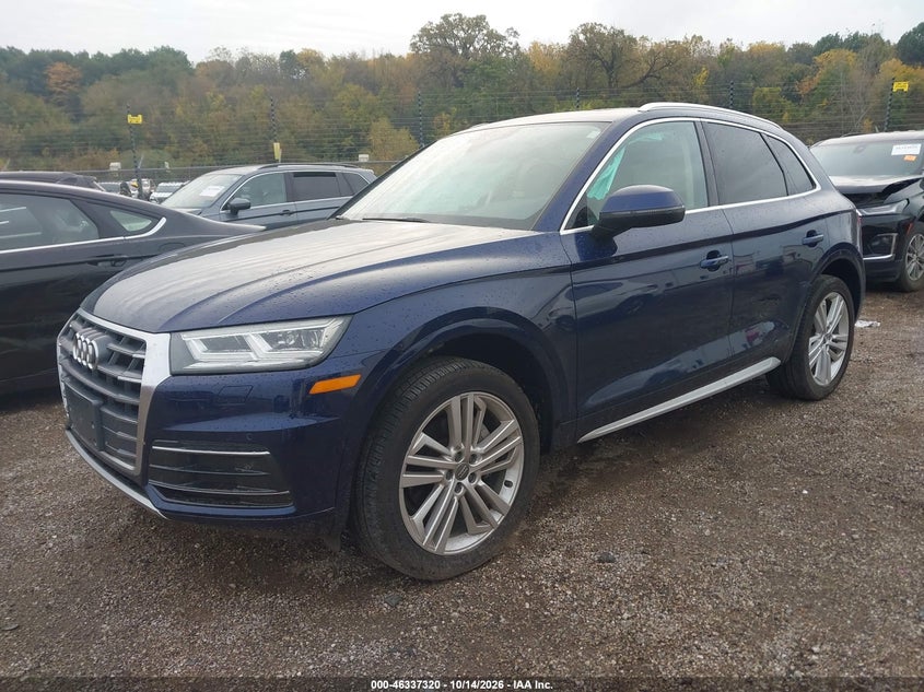 Vin: wa1bnafyxj2001928, lot: 46837579, audi q5 2.0t premium/2.0t tech premium 20182