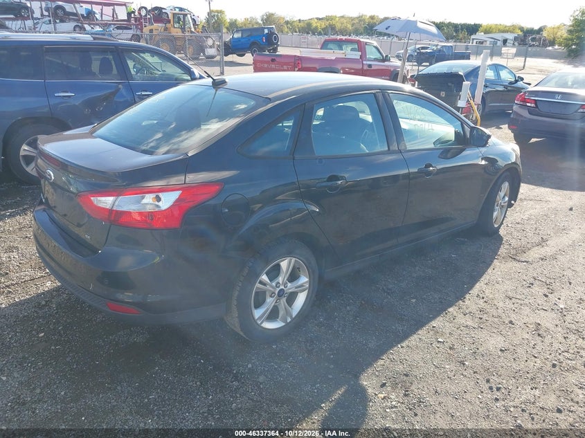 Vin: 1fadp3f28dl338098, lot: 46837623, ford focus se 20134