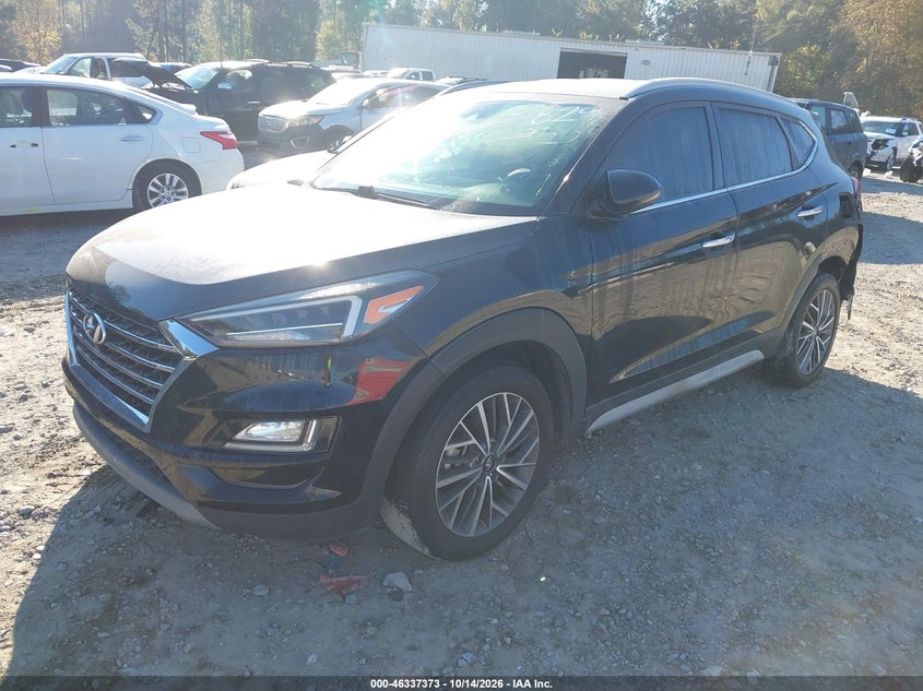 Vin: km8j33al4mu354829, lot: 46837632, hyundai tucson limited 20212