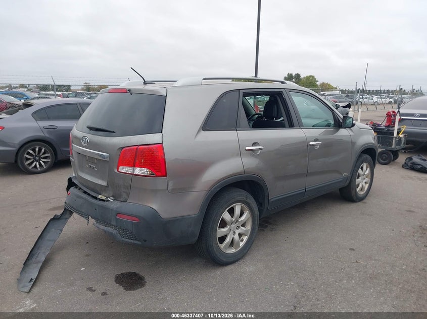 Vin: 5xyktda1xbg173200, lot: 46837666, kia sorento lx 20114
