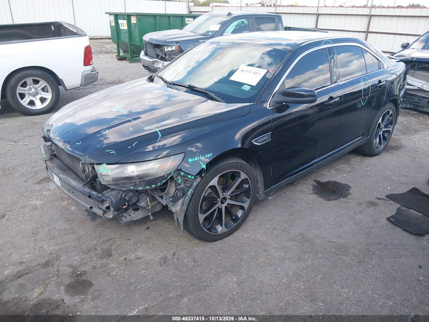 Vin: 1fahp2kt6fg167101, lot: 46837674, ford taurus sho 20152