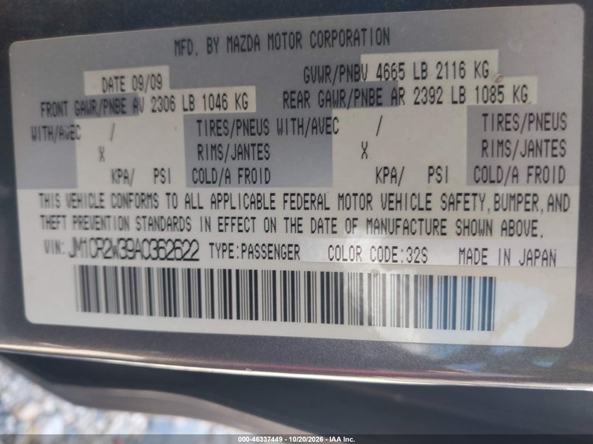 2010 MAZDA MAZDA5 SPORT · Photo 9