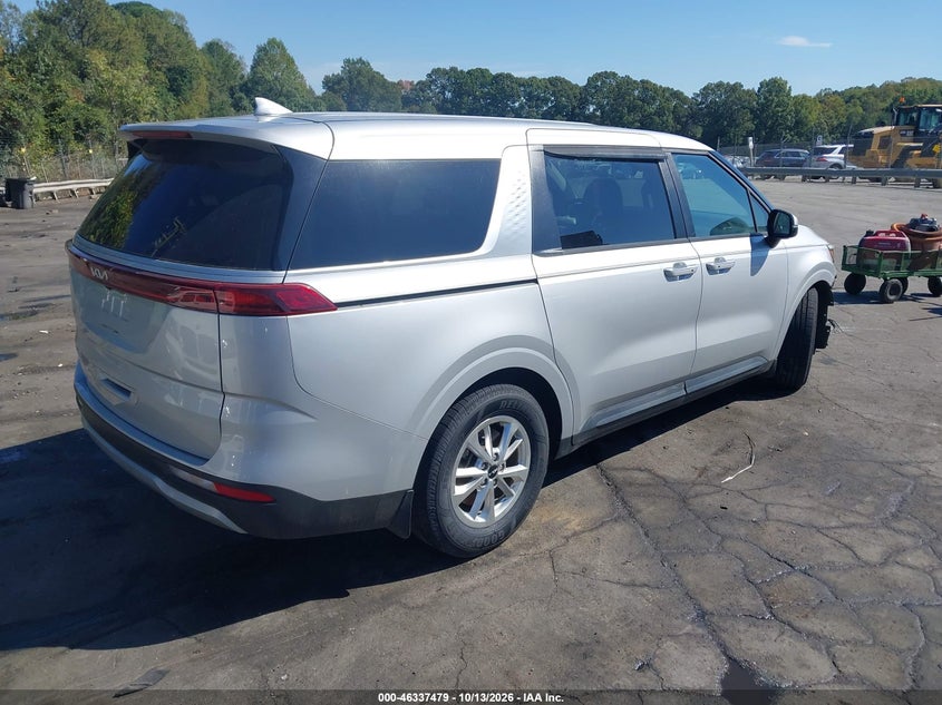 Vin: kndnb4h36p6252848, lot: 46837738, kia carnival mpv lx seat package 20234