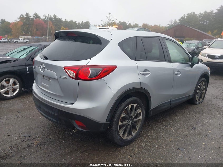 Vin: jm3ke4dy8g0727292, lot: 46837787, mazda cx-5 grand touring 20164