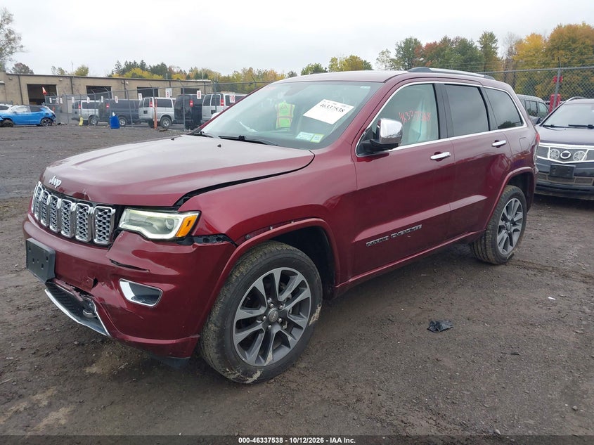 Vin: 1c4rjfcg6hc964371, lot: 46837797, jeep grand cherokee overland 4x4 20172
