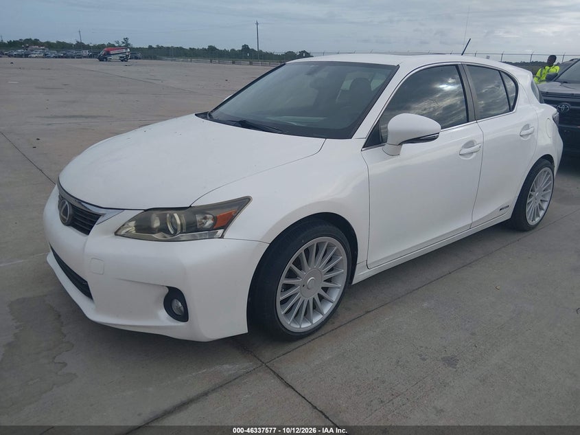 Vin: jthkd5bh5c2092646, lot: 46837836, lexus ct 200h premium 20122