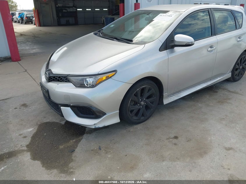 Vin: jtnkarje8gj517602, lot: 46837847, scion im 20162