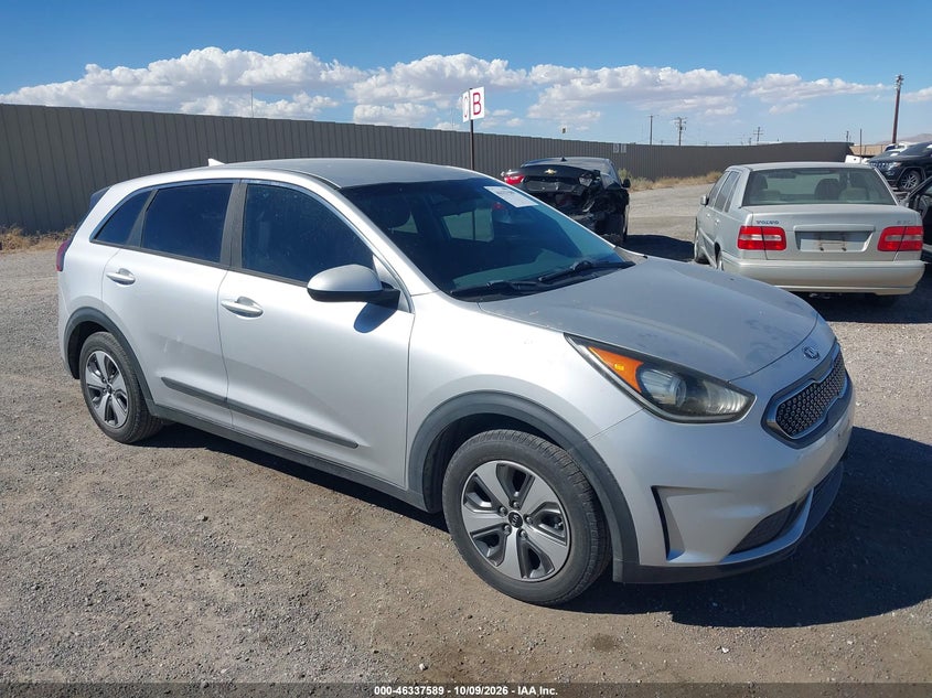 Vin: kndcb3lc2j5128517, lot: 46837848, kia niro fe 20181