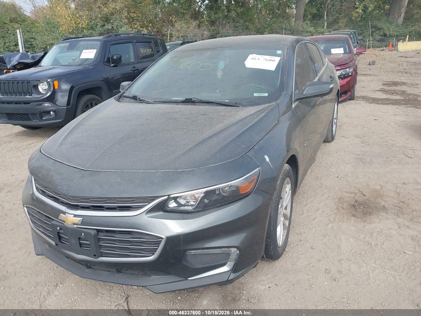 Vin: 1g1ze5st0gf215584, lot: 46837860, chevrolet malibu 1lt 20162
