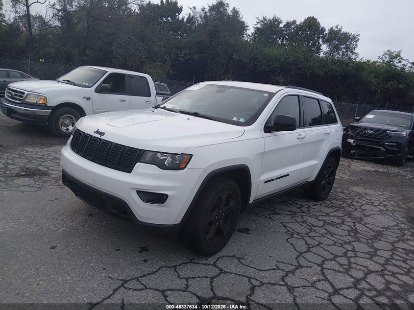 Vin: 1c4rjfag8jc503181, lot: 46837893, jeep grand cherokee upland 4x4 20182