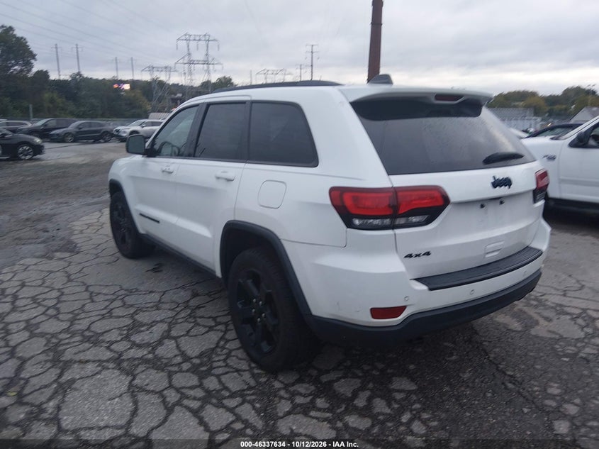 Vin: 1c4rjfag8jc503181, lot: 46837893, jeep grand cherokee upland 4x4 20183