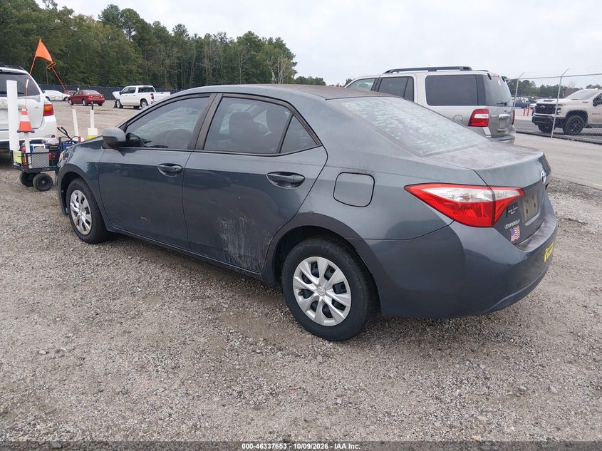 Vin: 5yfburhe7gp498103, lot: 46837912, toyota corolla l 20163