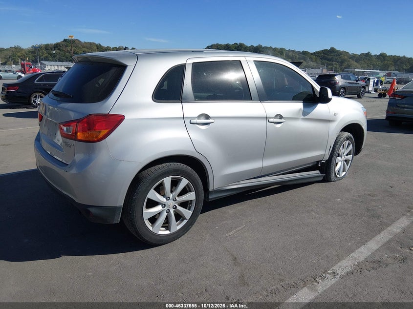 Vin: 4a4ap3au7de016314, lot: 46837914, mitsubishi outlander sport es 20134