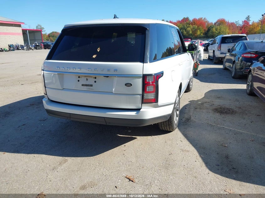 Vin: salgr2kf3ga317463, lot: 46837928, land rover range rover 3.0l v6 turbocharged diesel td6 20164