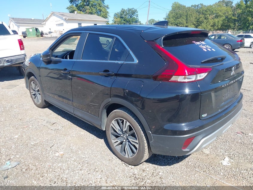 Vin: ja4atwaa6rz043850, lot: 46837932, mitsubishi eclipse cross se s-awc/sel s-awc 20243