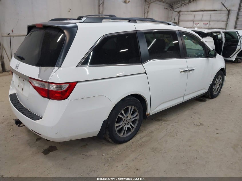 Vin: 5fnrl5h68cb008793, lot: 46837982, honda odyssey ex-l 20124