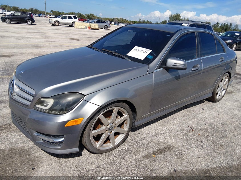Vin: wddgf4hb9cr222939, lot: 46837990, mercedes-benz c 250 sport 20122