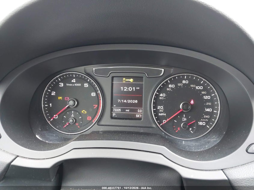 AUDI Q3 2016 VIN WA1GFCFS6GR021040