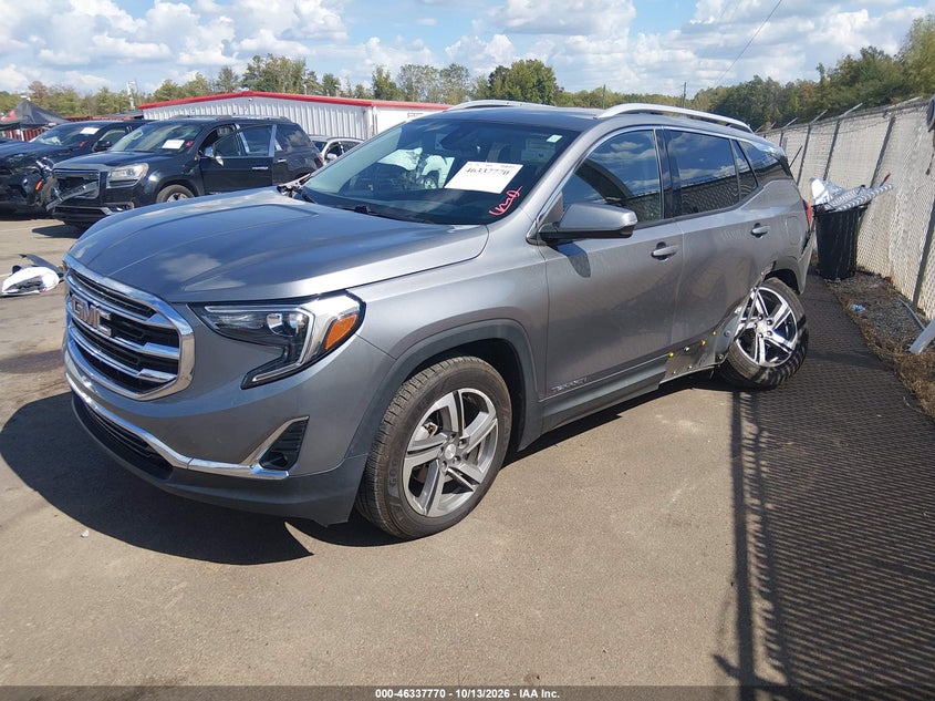 Vin: 3gkalpev9ml390506, lot: 46838029, gmc terrain fwd slt 20212