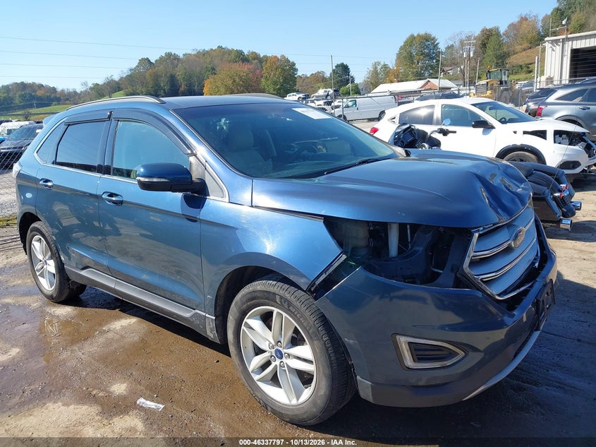 Vin: 2fmpk4j80gbc39332, lot: 46838056, ford edge sel 20161