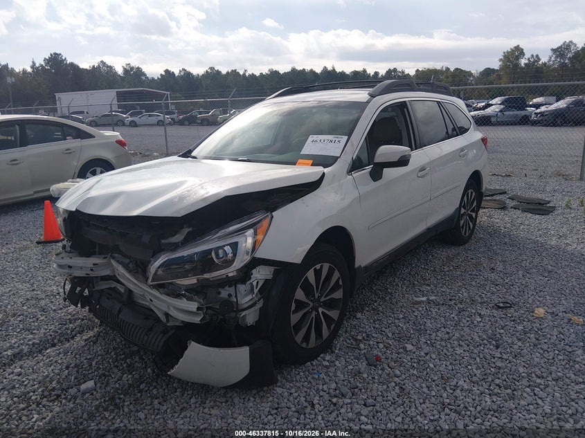 Vin: 4s4bsenc3g3326432, lot: 46838074, subaru outback 3.6r limited 20162