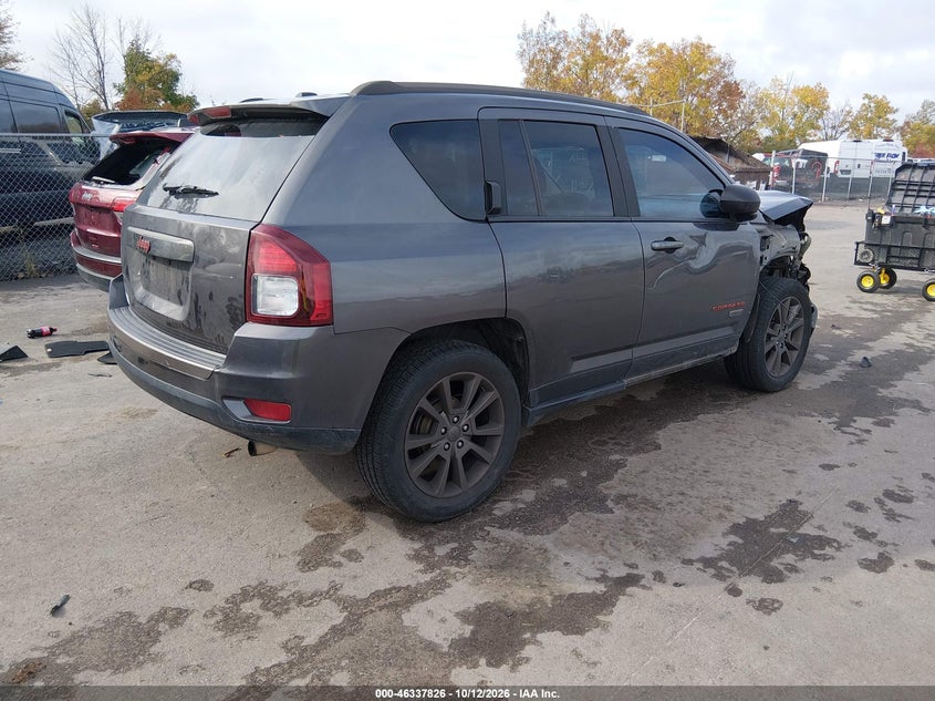 Vin: 1c4njcbb8hd102430, lot: 46838085, jeep compass 75th anniversary edition fwd 20174