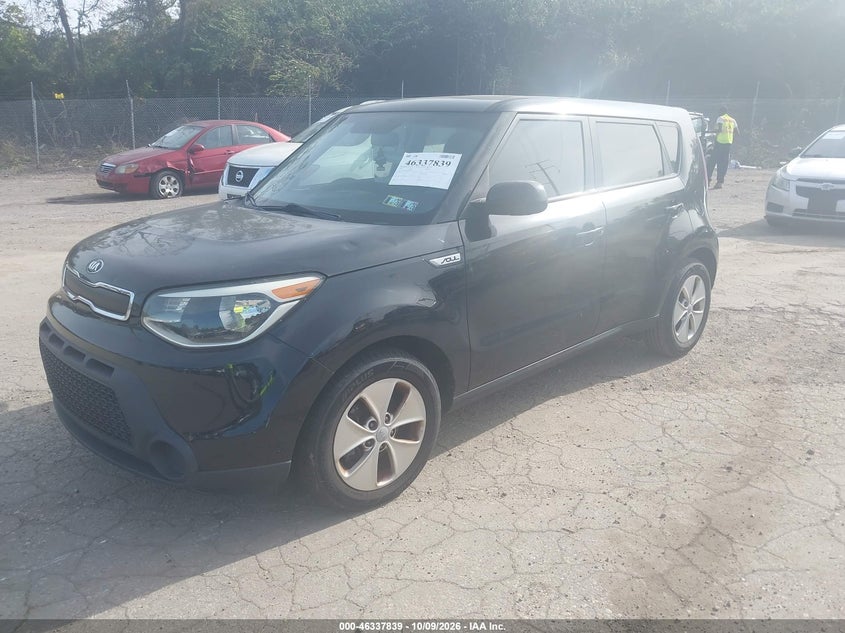 Vin: kndjn2a28g7848338, lot: 46838098, kia soul 20162