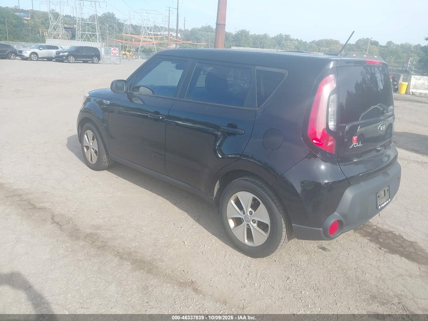Vin: kndjn2a28g7848338, lot: 46838098, kia soul 20163