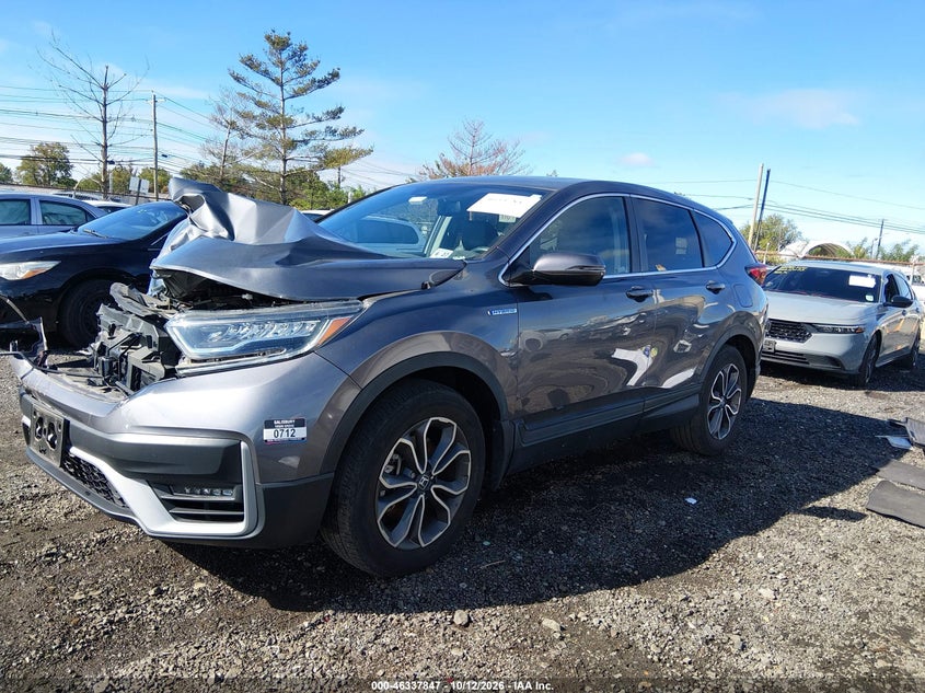 Vin: 5j6rt6h82nl037191, lot: 46838106, honda cr-v hybrid ex-l 20222