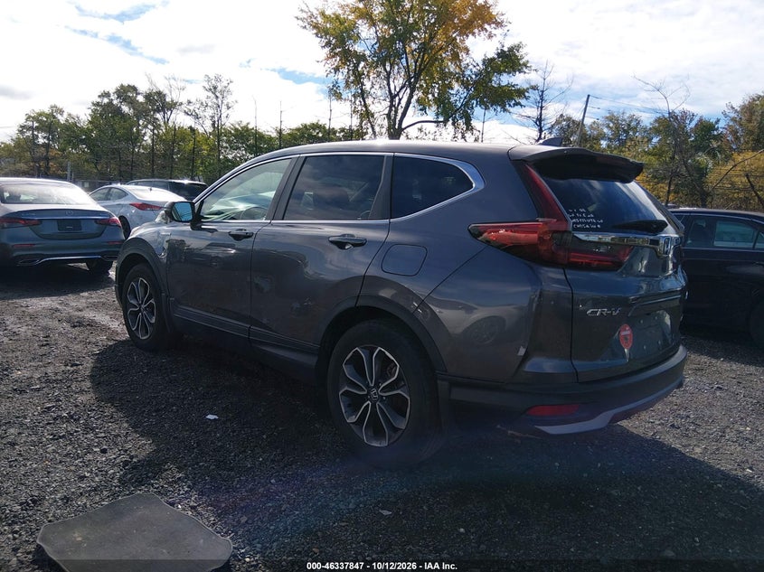 Vin: 5j6rt6h82nl037191, lot: 46838106, honda cr-v hybrid ex-l 20223